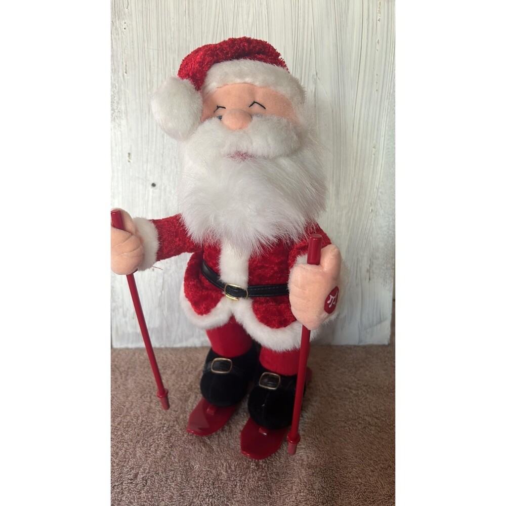 Vintage  Santa on Skis